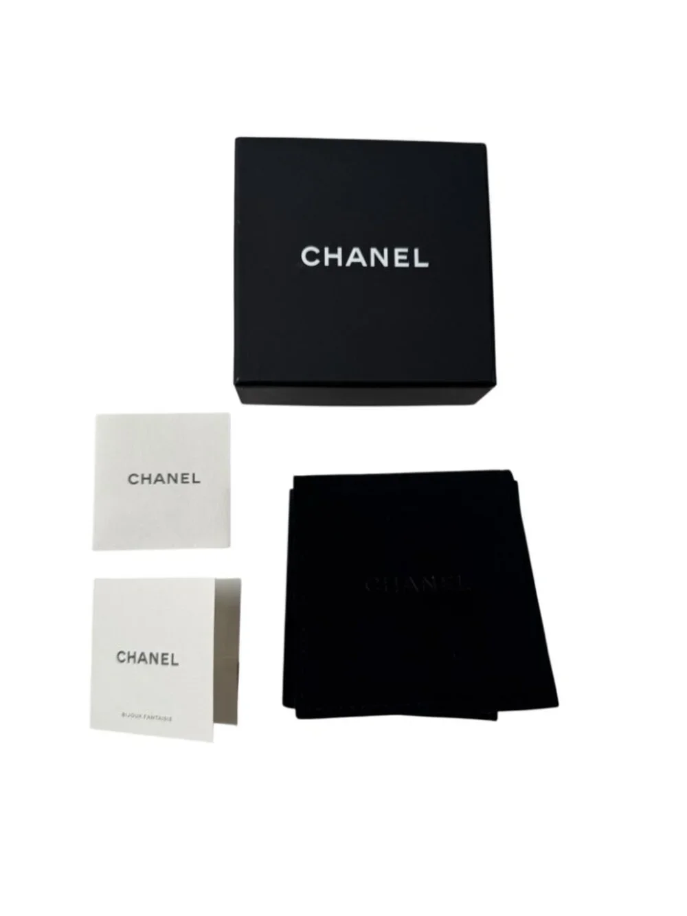 Chanel CC Logo Long Drop Earrings Light Stone Pearl